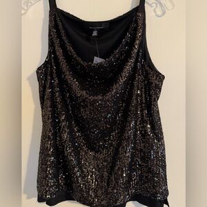 White House Black Market Sequin Tank